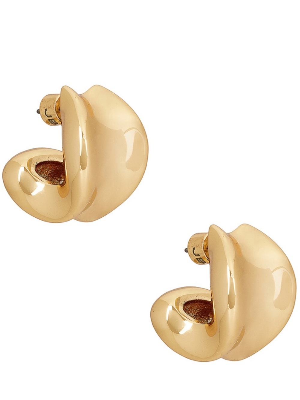 JENNY BIRD GOLD DOUNE CHUNKY EARRINGS